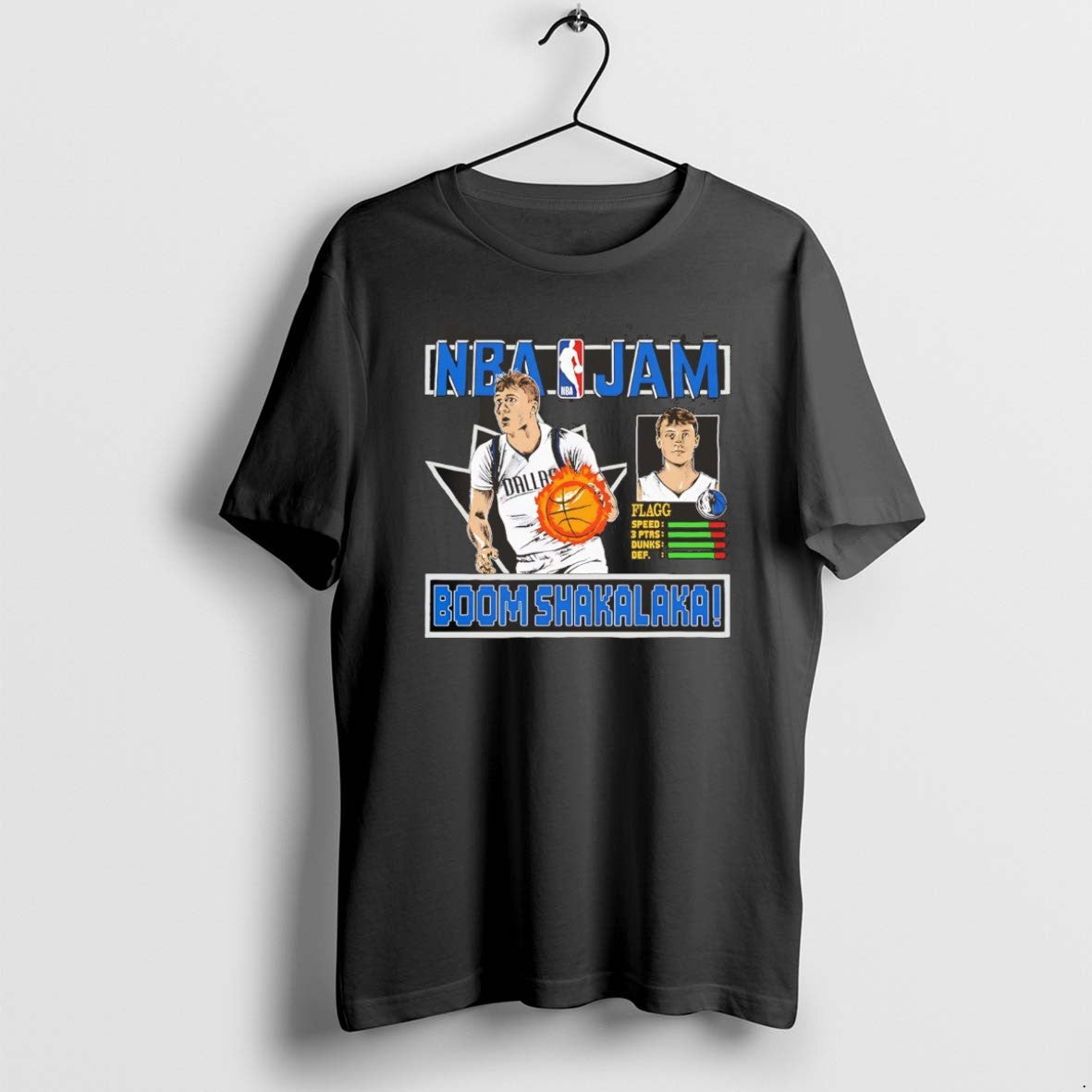Official Cooper Flagg Boom Shakalaka Nba Jam Dallas - Adult & Kids T-Shirts, Sweatshirts & Hoodies apparel design preview 1