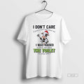 Official Cow I Dont Care If People Talk Shit About Me - Adult & Kids T-Shirts, Sweatshirts & Hoodies apparel design preview 1