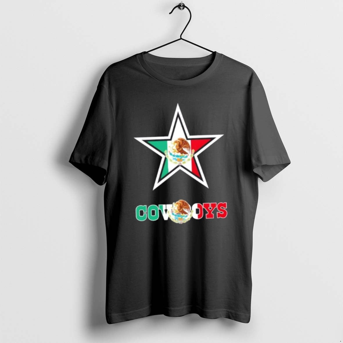 Official Dallas Cowboys Football X Mexican Flag - Adult & Kids T-Shirts, Sweatshirts & Hoodies apparel design preview 1
