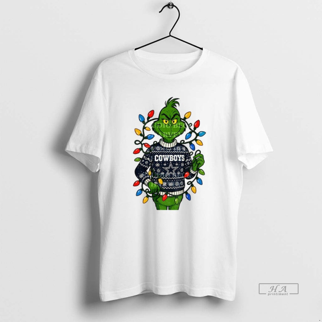 Official Dallas Cowboys Grinchmas Grinch Christmas In - Adult & Kids T-Shirts, Sweatshirts & Hoodies apparel design preview 1