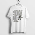Official Dallas Stars Shine On Hockey Christmas - Adult & Kids T-Shirts, Sweatshirts & Hoodies apparel design preview 1