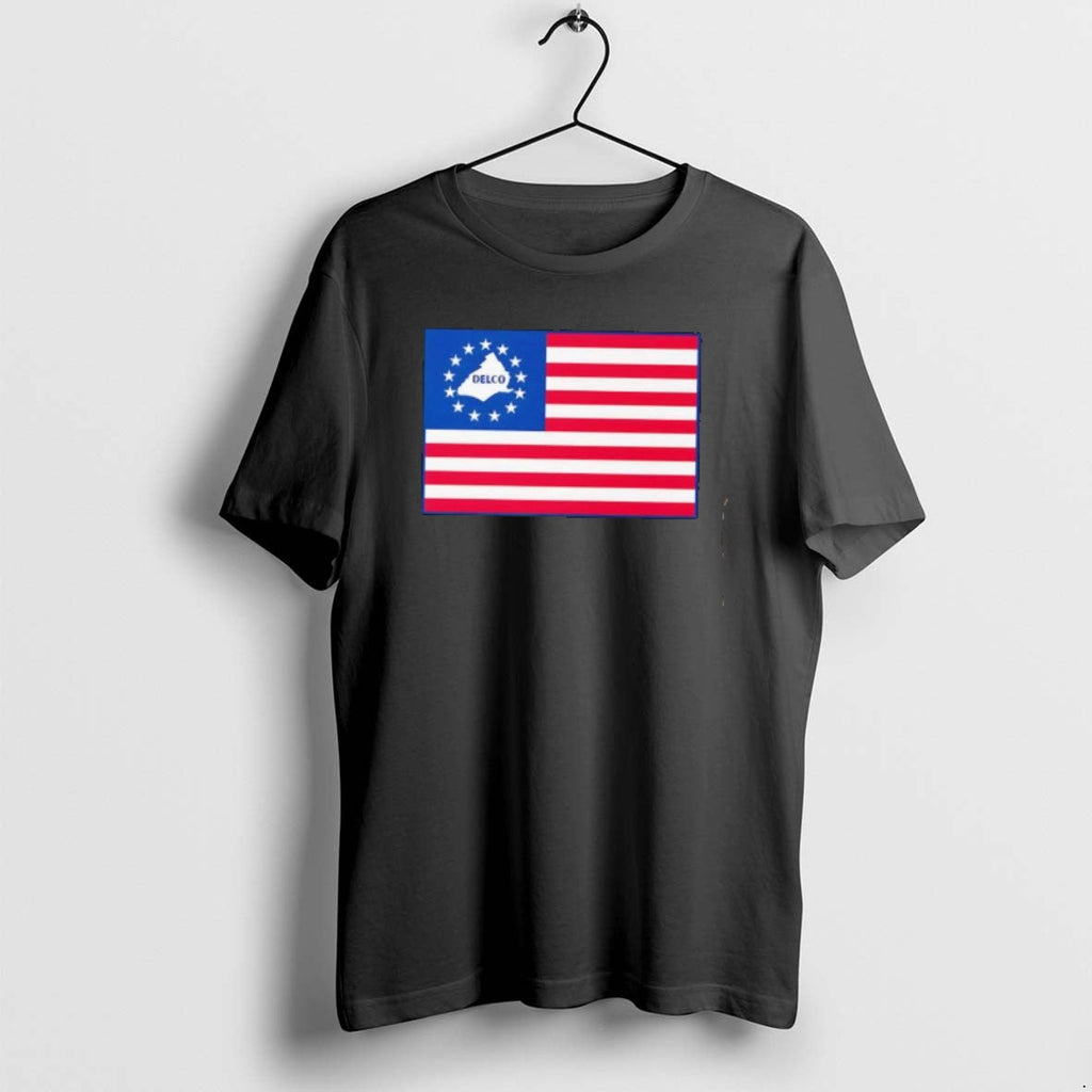 Official Delco 250 Flag American - Adult & Kids T-Shirts, Sweatshirts & Hoodies apparel design preview 1