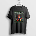 Official Delightful Derek Christmas Circle Black - Adult & Kids T-Shirts, Sweatshirts & Hoodies apparel design preview 1