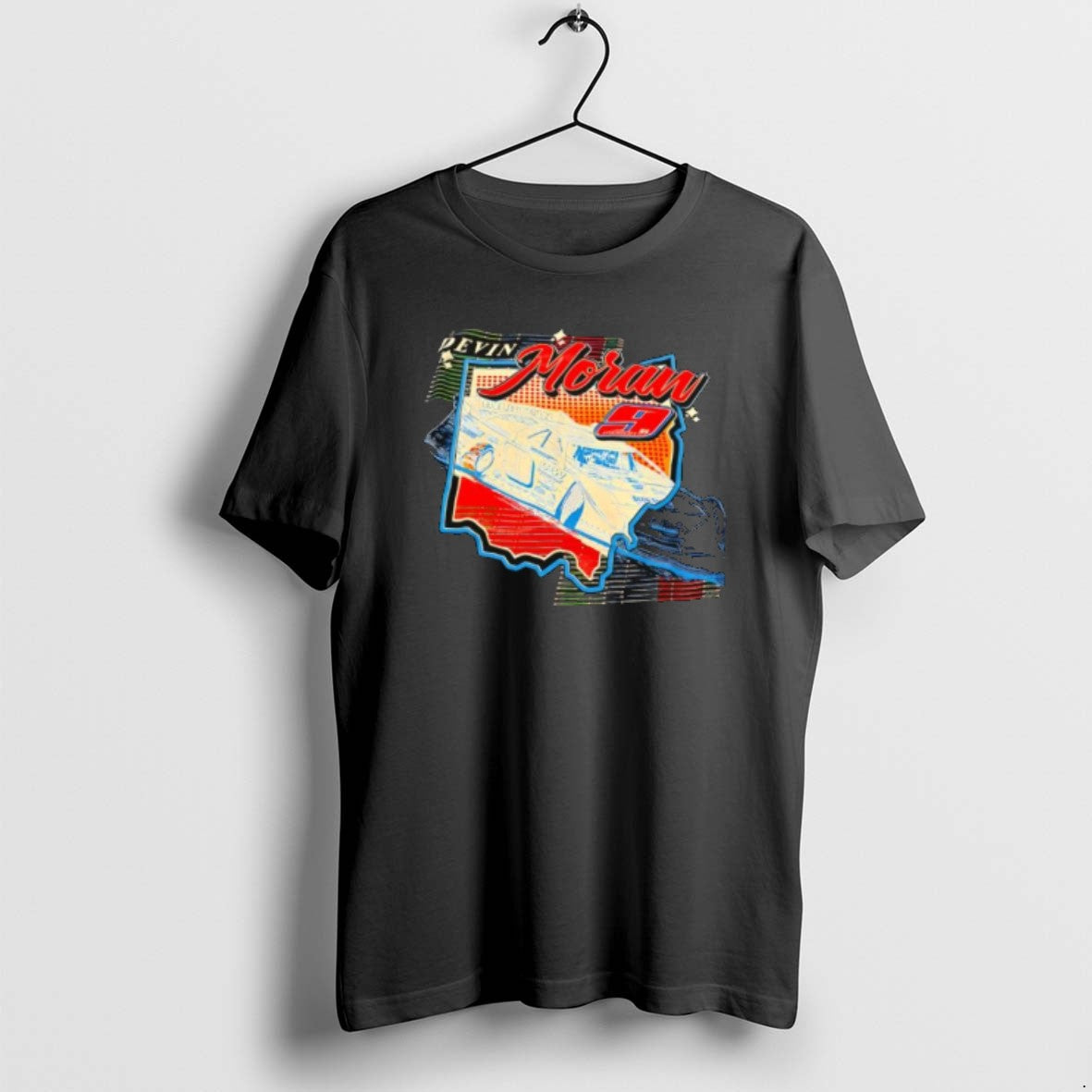 Official Devin Moran Racing 9 Graphic - Adult & Kids T-Shirts, Sweatshirts & Hoodies apparel design preview 1