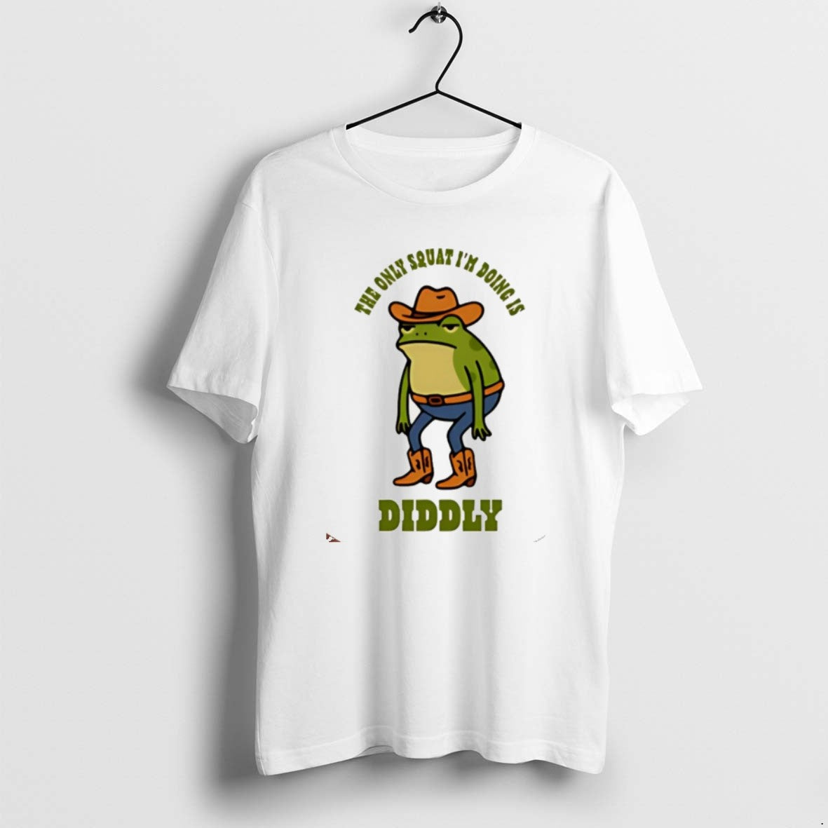 Official Diddly The Only Squat Im Doing Is Frog - Adult & Kids T-Shirts, Sweatshirts & Hoodies apparel design preview 1