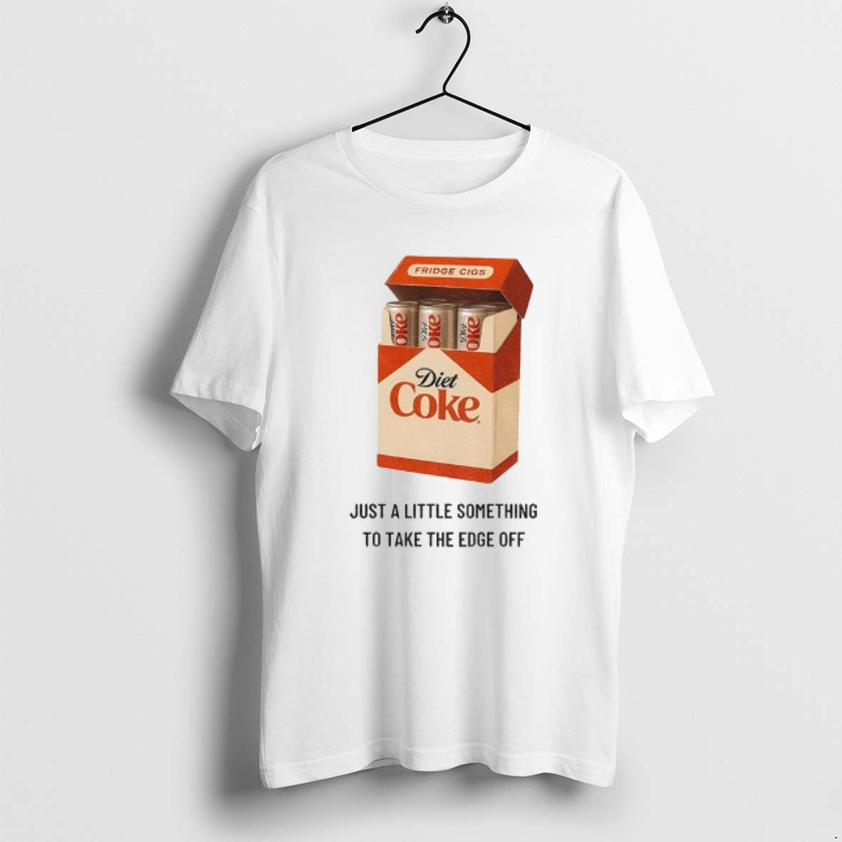 Official Diet Coke Fridge Cigs Just A Lil Something - Adult & Kids T-Shirts, Sweatshirts & Hoodies apparel design preview 1