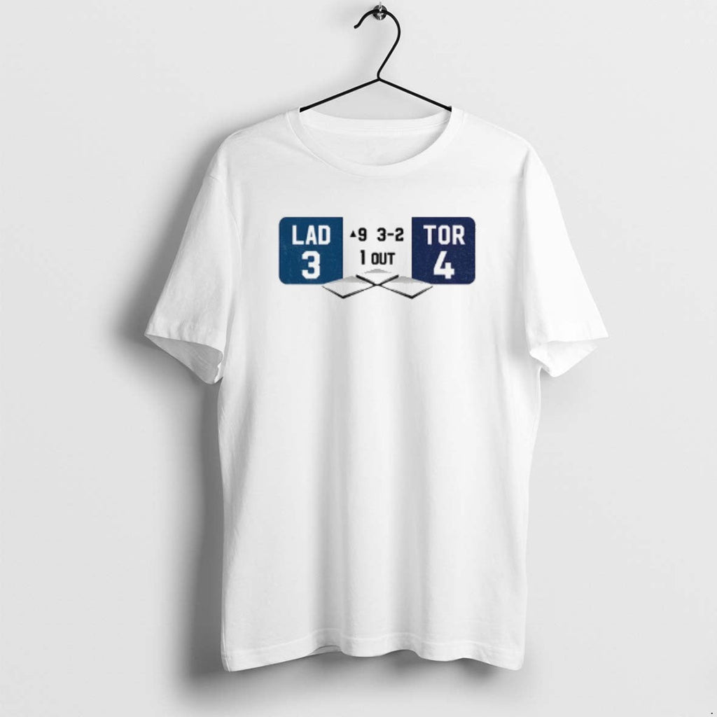 Official Dodgers Blue Jays World Series Win Top Of - Adult & Kids T-Shirts, Sweatshirts & Hoodies apparel design preview 1