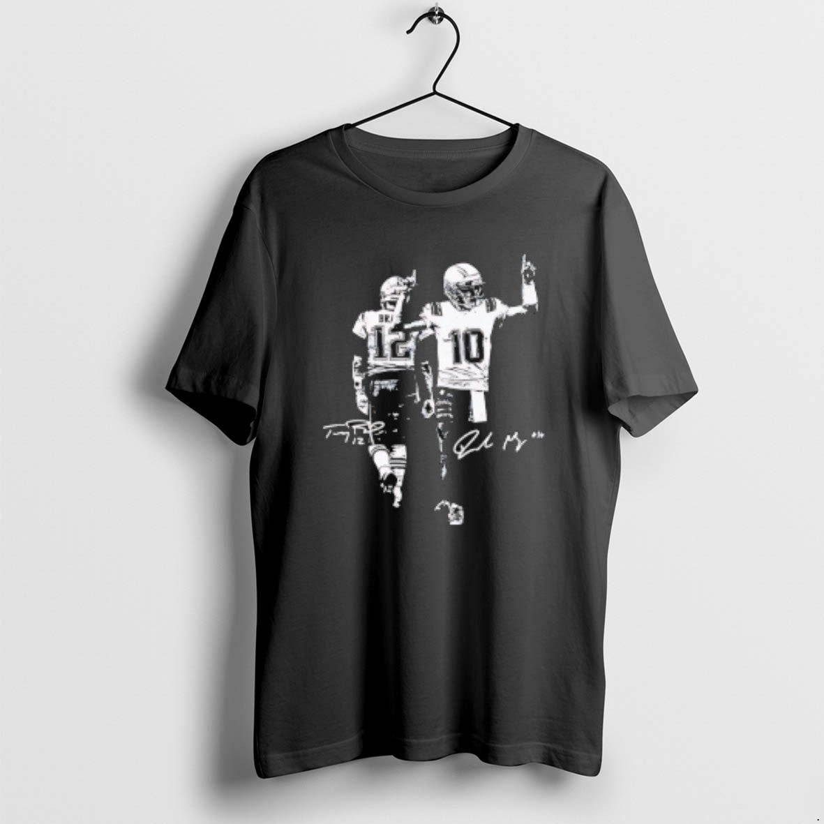 Official Drake Maye And Tom Signature 2025 - Adult & Kids T-Shirts, Sweatshirts & Hoodies apparel design preview 1