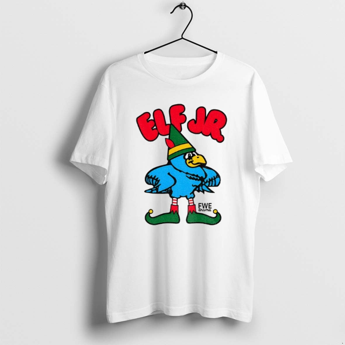 Official Elf Jr Ft Wright Drama Merry Christmas - Adult & Kids T-Shirts, Sweatshirts & Hoodies apparel design preview 1