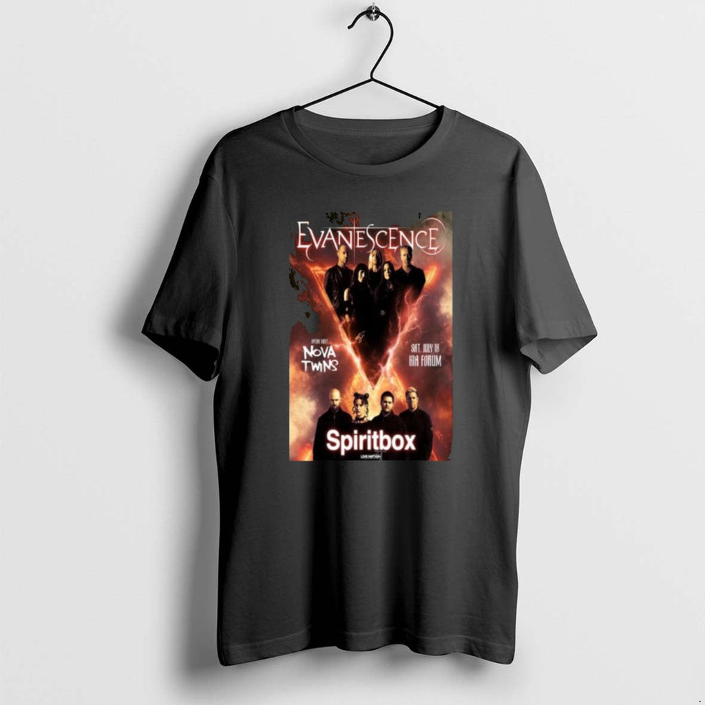 Official Evanescence Kia Forum July 18 2026 Concert - Adult & Kids T-Shirts, Sweatshirts & Hoodies apparel design preview 1