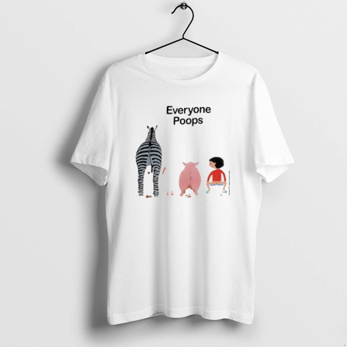 Official Everyone Poops - Adult & Kids T-Shirts, Sweatshirts & Hoodies apparel design preview 1