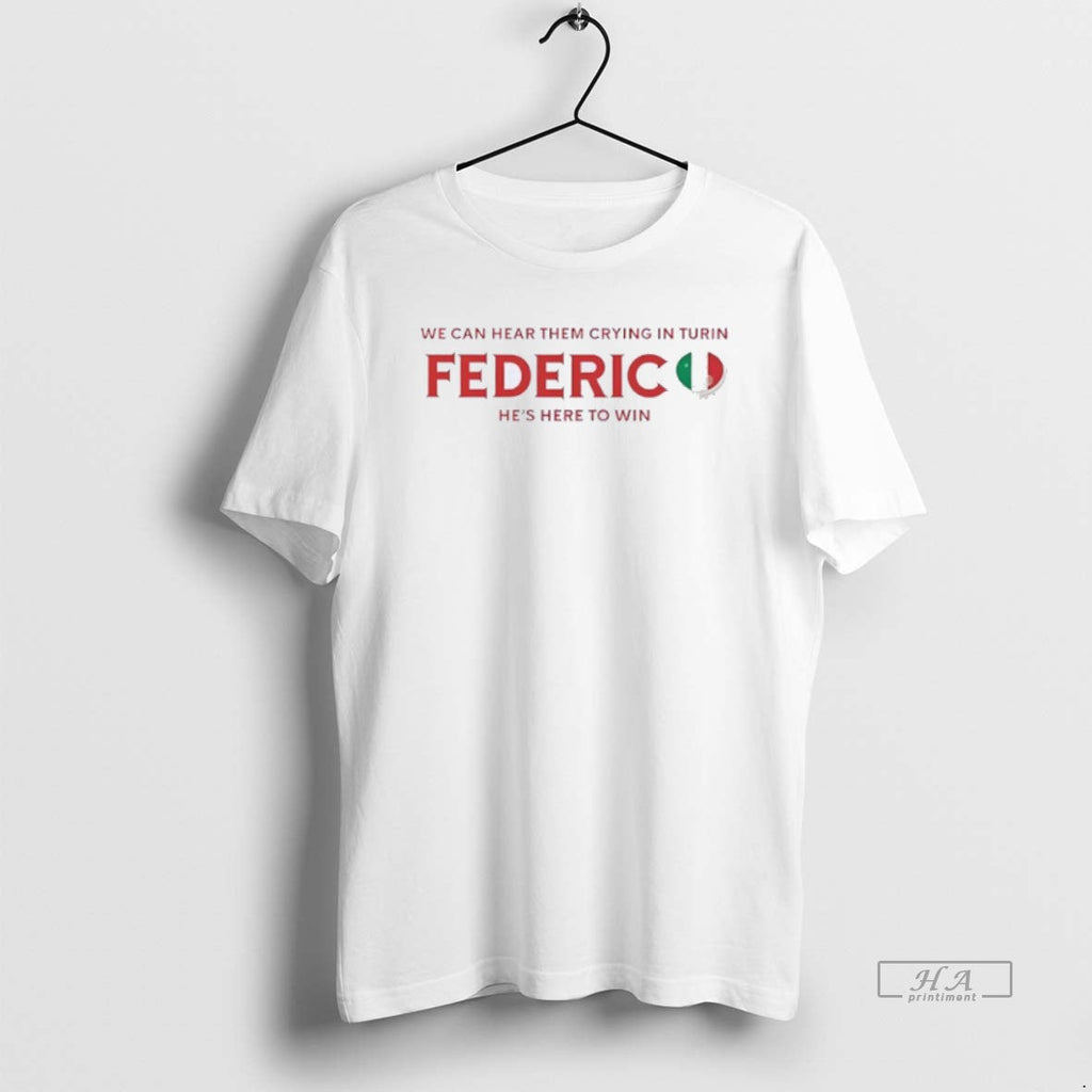Official Federico Chiesa We Can Hear Them Crying In - Adult & Kids T-Shirts, Sweatshirts & Hoodies apparel design preview 1