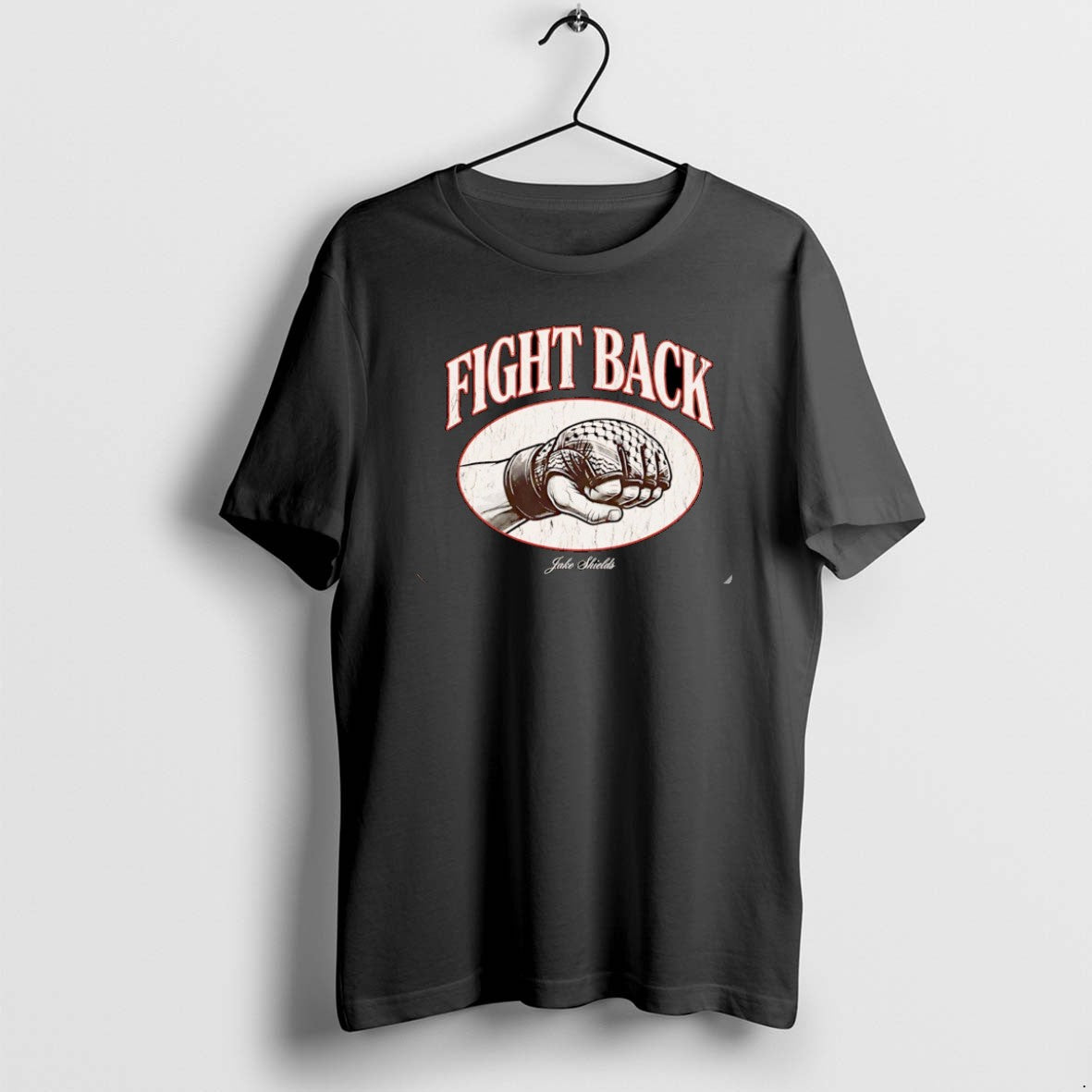Official Fight Back Keffiyeh Jake Shields Christmas - Adult & Kids T-Shirts, Sweatshirts & Hoodies apparel design preview 1