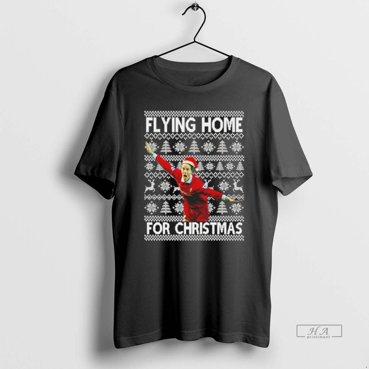 Official Flying Home For Christmas Swindon Town - Adult & Kids T-Shirts, Sweatshirts & Hoodies apparel design preview 1