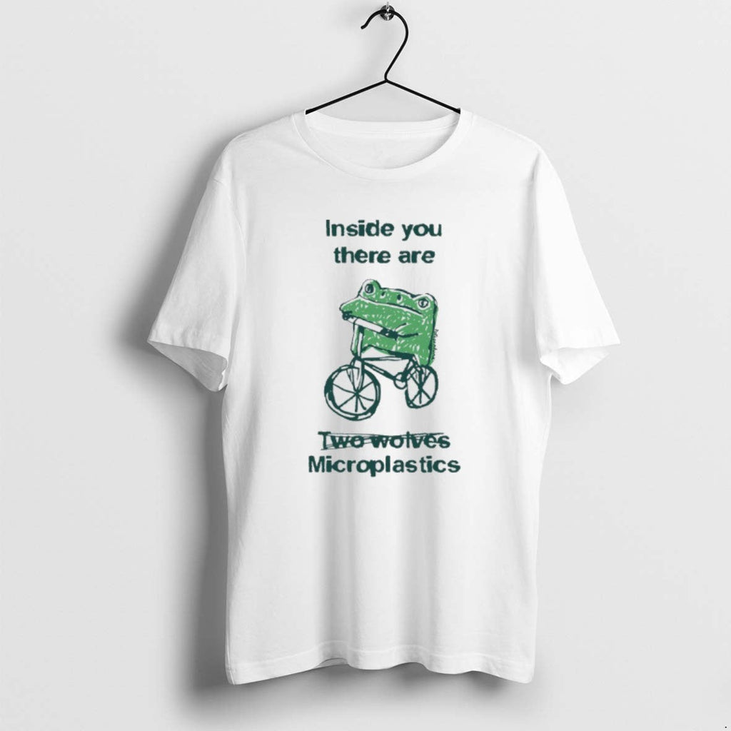 Official Frog Inside You There Are Microplastics - Adult & Kids T-Shirts, Sweatshirts & Hoodies apparel design preview 1