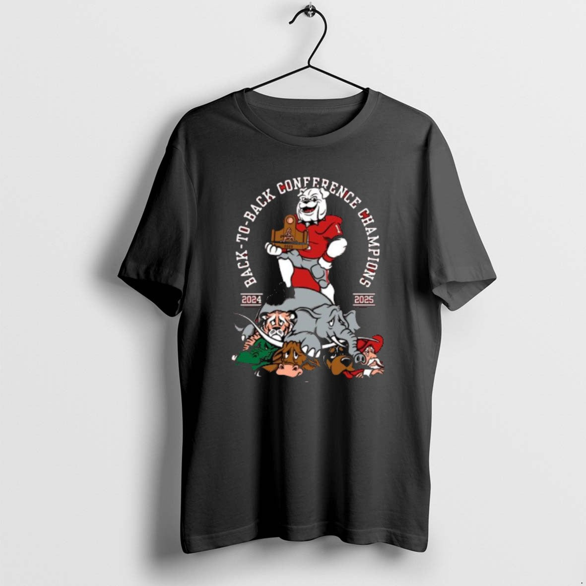 Official Ga Back To Conference Champions - Adult & Kids T-Shirts, Sweatshirts & Hoodies apparel design preview 1