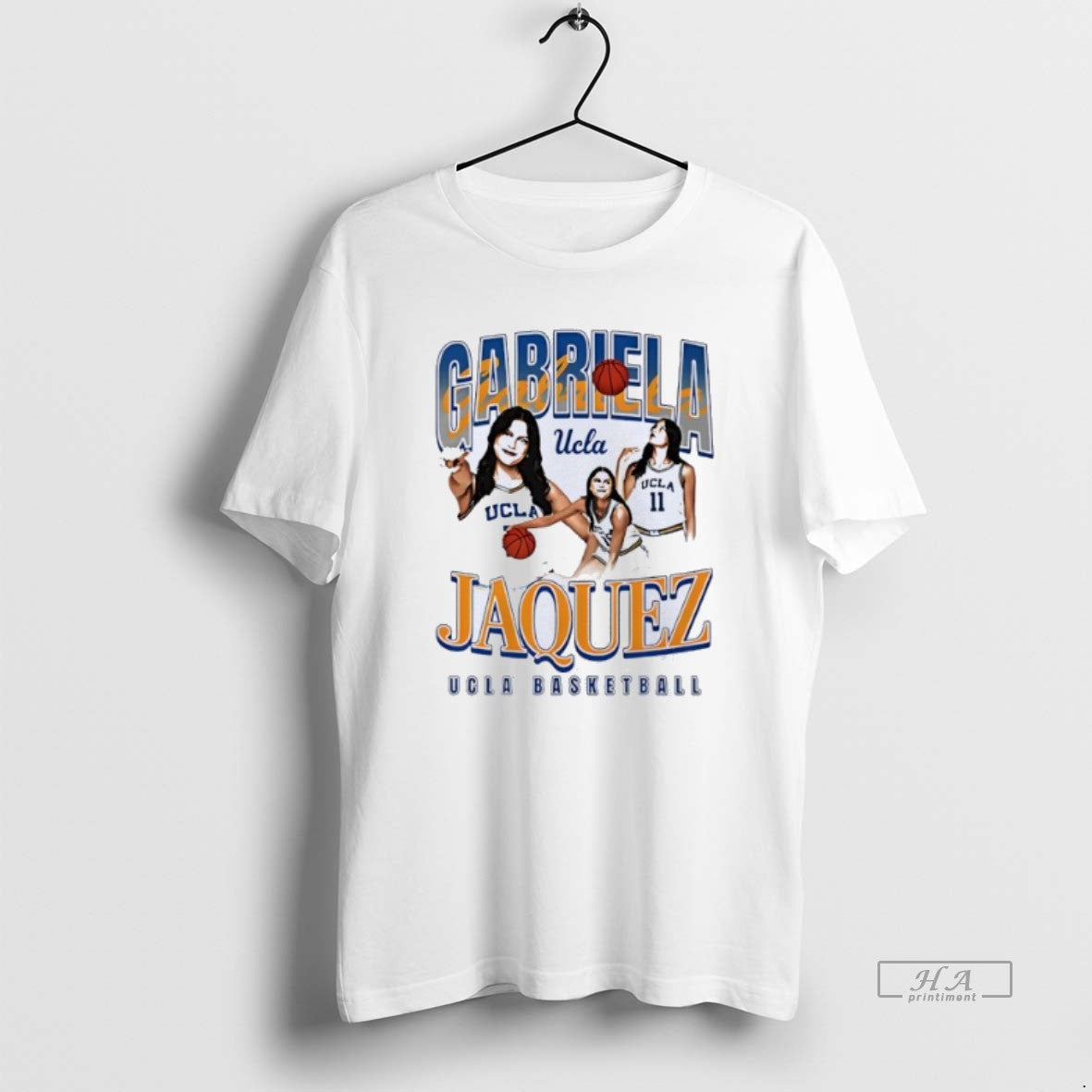 Official Gabriela Jaquez Illustrated Ucla Bruins - Adult & Kids T-Shirts, Sweatshirts & Hoodies apparel design preview 1