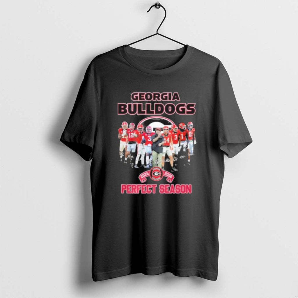 Official Georgia Bulldogs 2025 2026 Perfect Season - Adult & Kids T-Shirts, Sweatshirts & Hoodies apparel design preview 1
