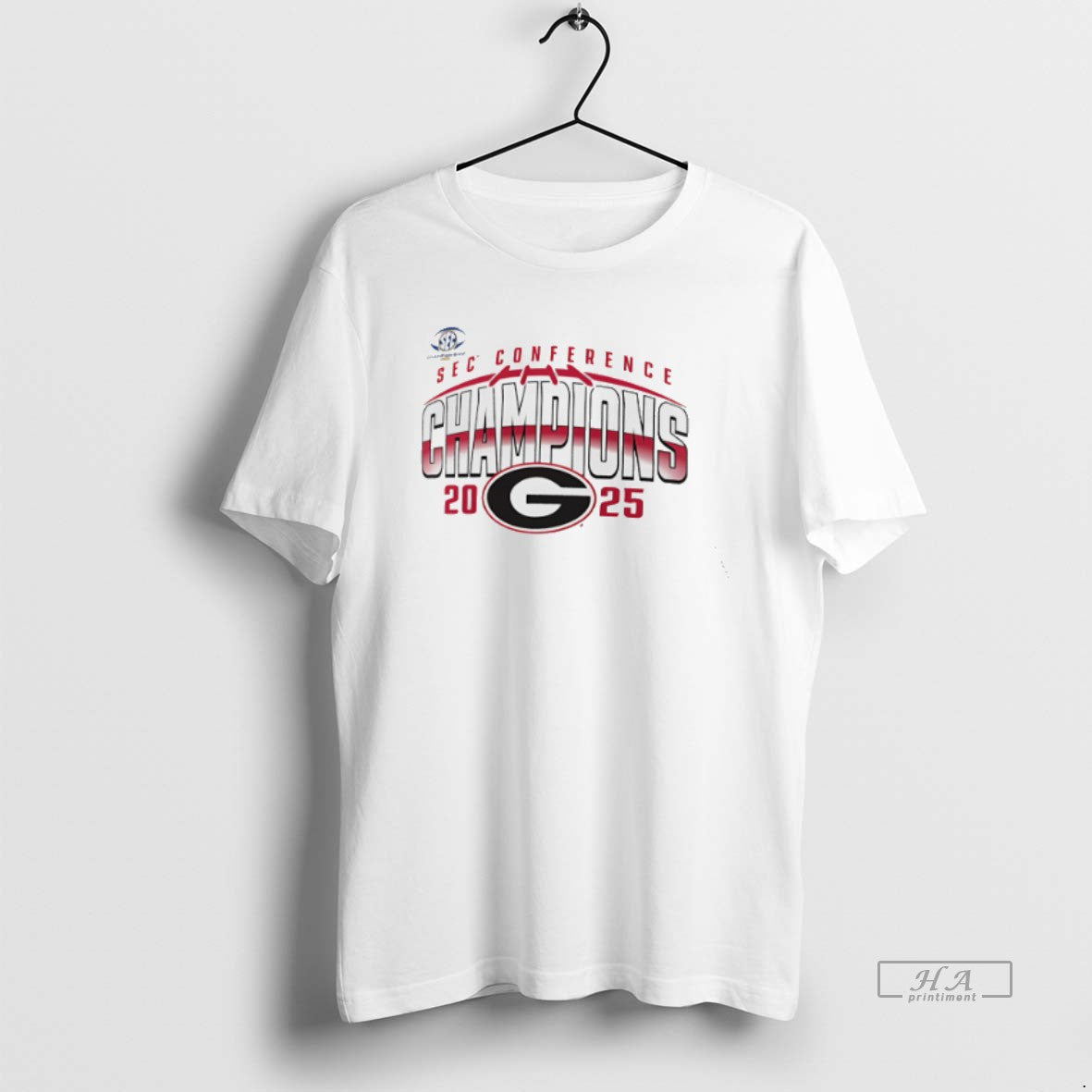 Official Georgia Bulldogs 2025 Sec Football Champions - Adult & Kids T-Shirts, Sweatshirts & Hoodies apparel design preview 1