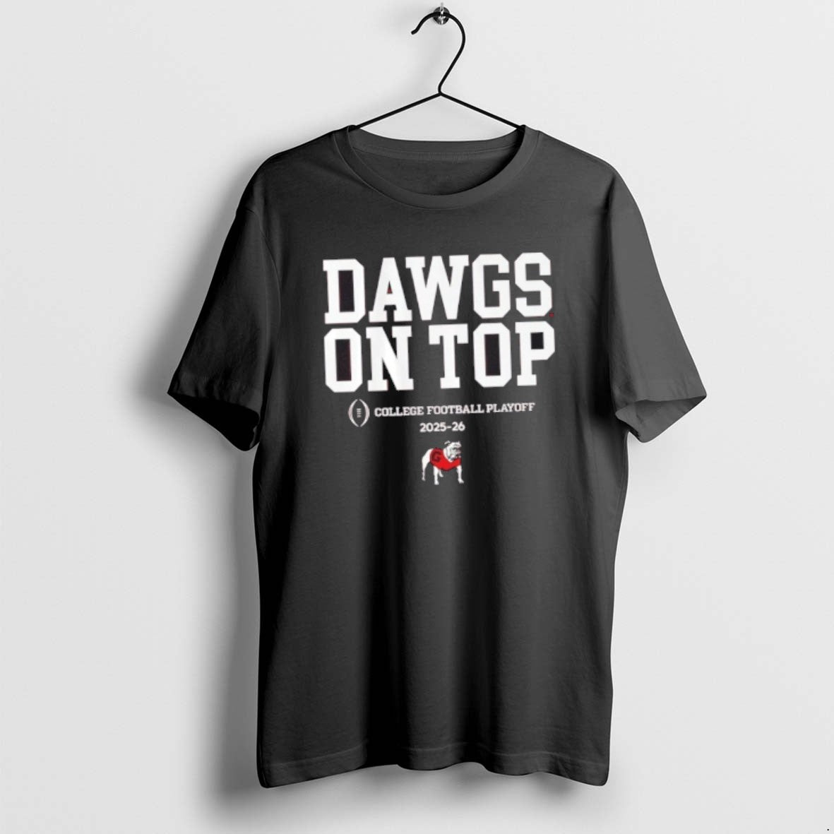 Official Georgia Bulldogs Football 2025 Cfb Playoff - Adult & Kids T-Shirts, Sweatshirts & Hoodies apparel design preview 1