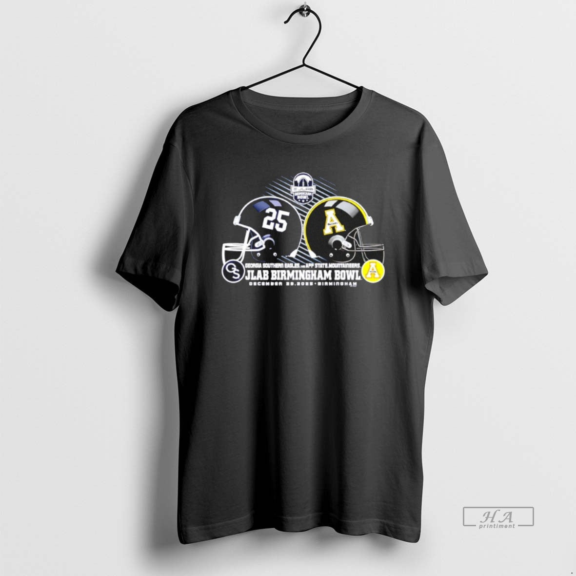 Official Georgia Southern Vs Appalachian State 2025 - Adult & Kids T-Shirts, Sweatshirts & Hoodies apparel design preview 1
