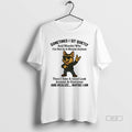 Official German Shepherd Sometimes I Sit Quietly - Adult & Kids T-Shirts, Sweatshirts & Hoodies apparel design preview 1