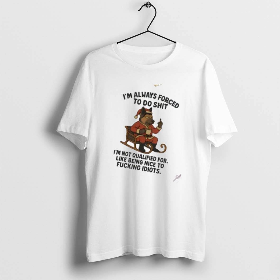 Official German Shepherd Im Always Forced To Do Shit - Adult & Kids T-Shirts, Sweatshirts & Hoodies apparel design preview 1