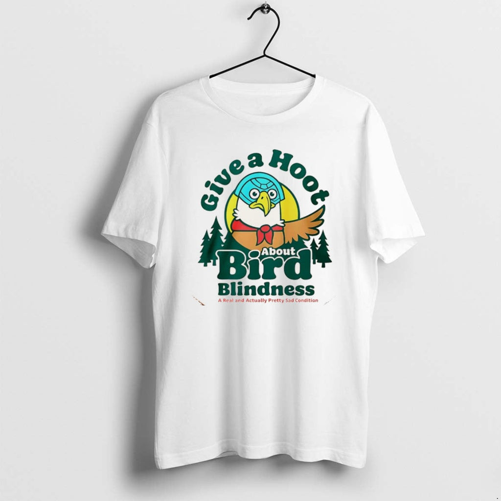 Official Give A Hoot About Bird Blindness Christmas - Adult & Kids T-Shirts, Sweatshirts & Hoodies apparel design preview 1