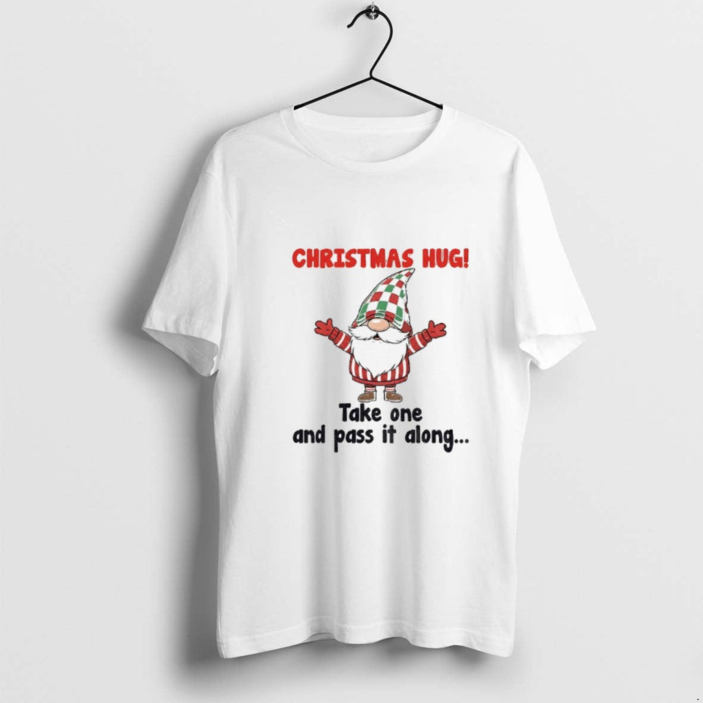 Official Gnome Christmas Hug Take One And Pass It - Adult & Kids T-Shirts, Sweatshirts & Hoodies apparel design preview 1