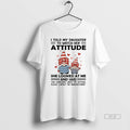 Official Gnome I Told My Daughter To Watch Her - Adult & Kids T-Shirts, Sweatshirts & Hoodies apparel design preview 1