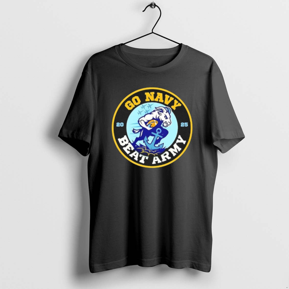 Official Go Navy Beat Army Midshipmen Cic Trophy - Adult & Kids T-Shirts, Sweatshirts & Hoodies apparel design preview 1