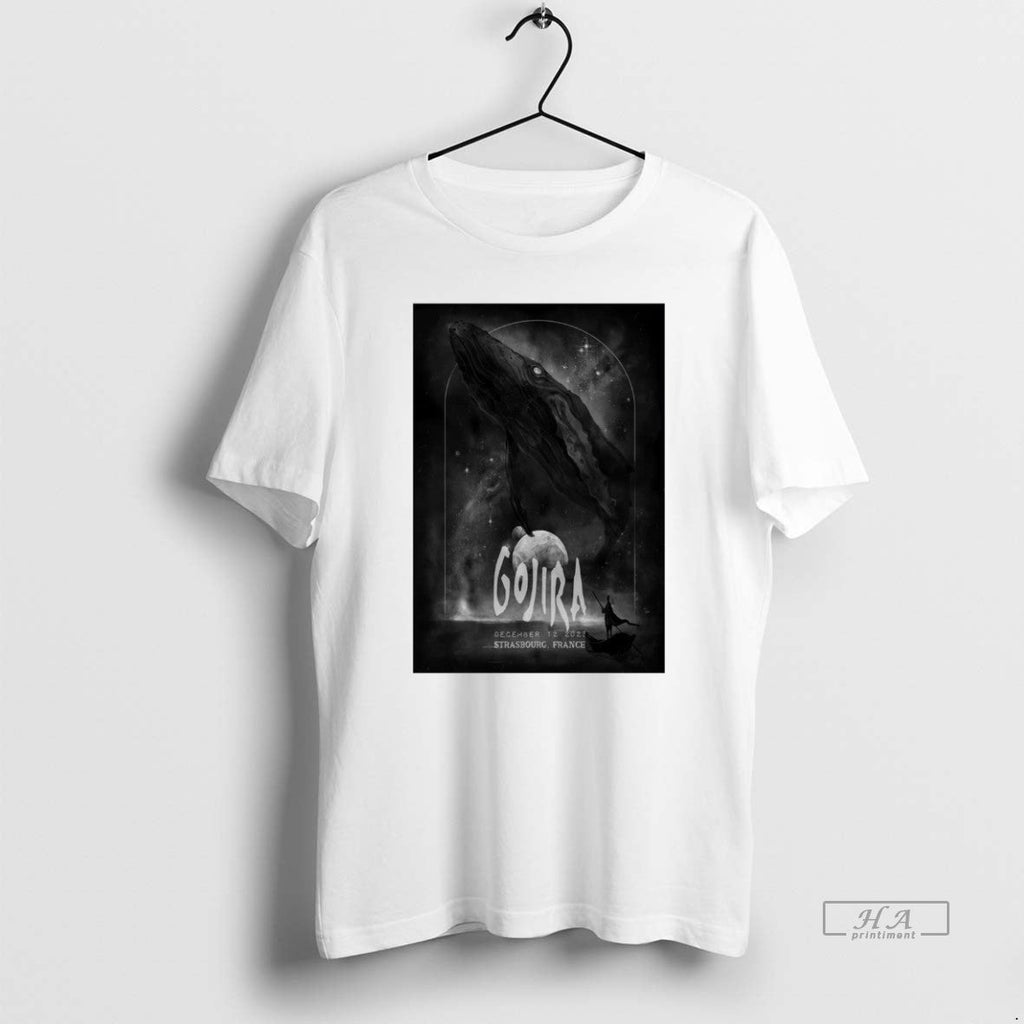 Official Gojira December 12 2025 Zenith De Strasbourg - Adult & Kids T-Shirts, Sweatshirts & Hoodies apparel design preview 1