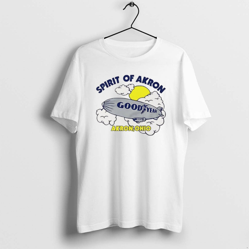 Official Goodyear Blimp Spirit Of Akron Ohio Cartoon - Adult & Kids T-Shirts, Sweatshirts & Hoodies apparel design preview 1