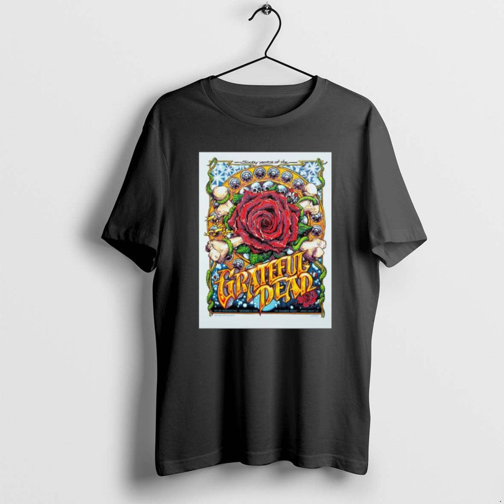 Official Grateful Dead 60 Years Of The Grass Valley - Adult & Kids T-Shirts, Sweatshirts & Hoodies apparel design preview 1