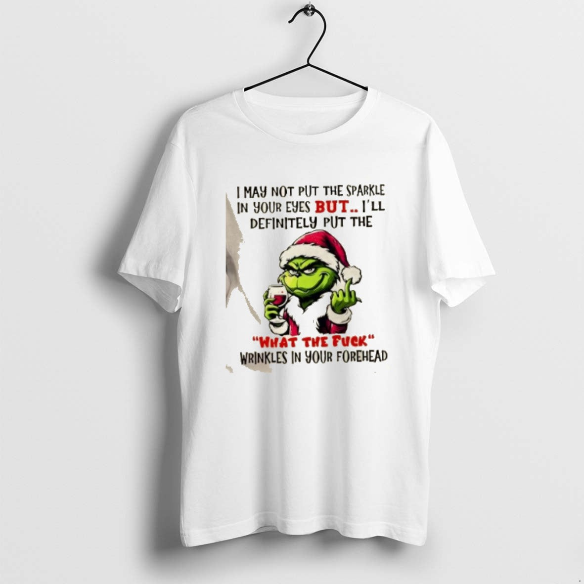 Official Grinch I May Not Put The Sparkle In Your - Adult & Kids T-Shirts, Sweatshirts & Hoodies apparel design preview 1