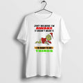 Official Grinch Just Because Im Awake Doesnt Mean - Adult & Kids T-Shirts, Sweatshirts & Hoodies apparel design preview 1