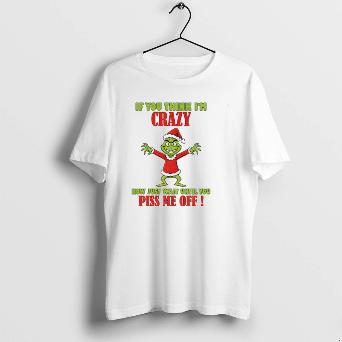 Official Grinch Santa Hat Ive Met My Quota For Stupid - Adult & Kids T-Shirts, Sweatshirts & Hoodies apparel design preview 1
