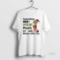 Official Grinch Santa Sometimes When I Open My Mouth - Adult & Kids T-Shirts, Sweatshirts & Hoodies apparel design preview 1