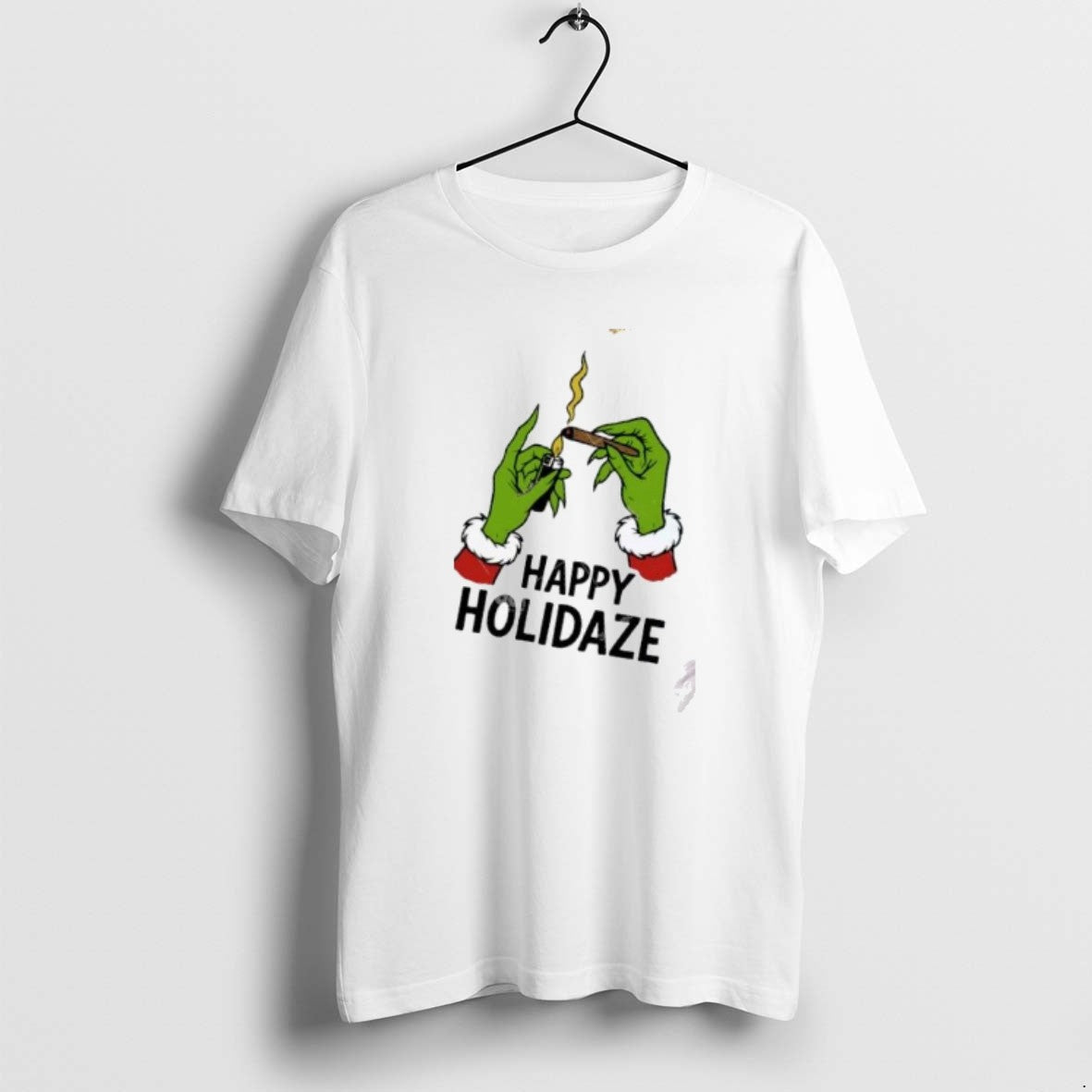 Official Grinch Happy Holidaze Christmas - Adult & Kids T-Shirts, Sweatshirts & Hoodies apparel design preview 1