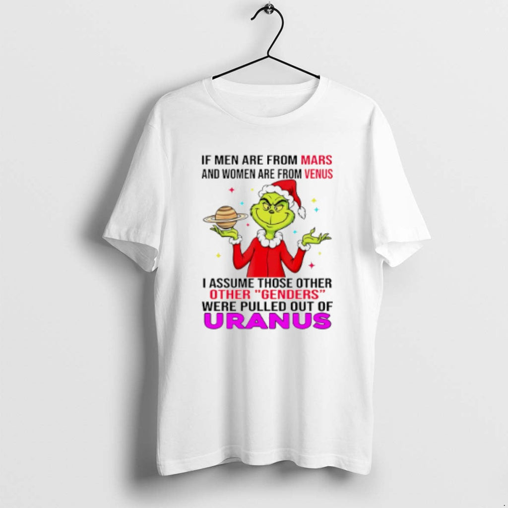 Official Grinch If Men Are From Mars And Women Venus - Adult & Kids T-Shirts, Sweatshirts & Hoodies apparel design preview 1