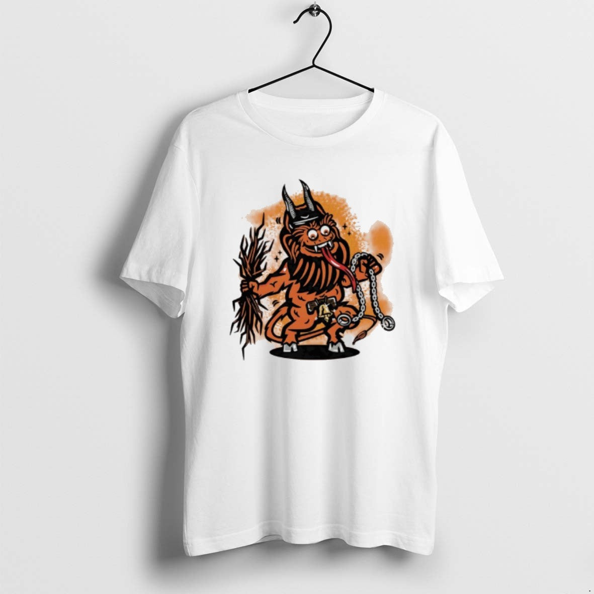 Official Gritty X Krampus Philadelphia Flyers Hockey - Adult & Kids T-Shirts, Sweatshirts & Hoodies apparel design preview 1