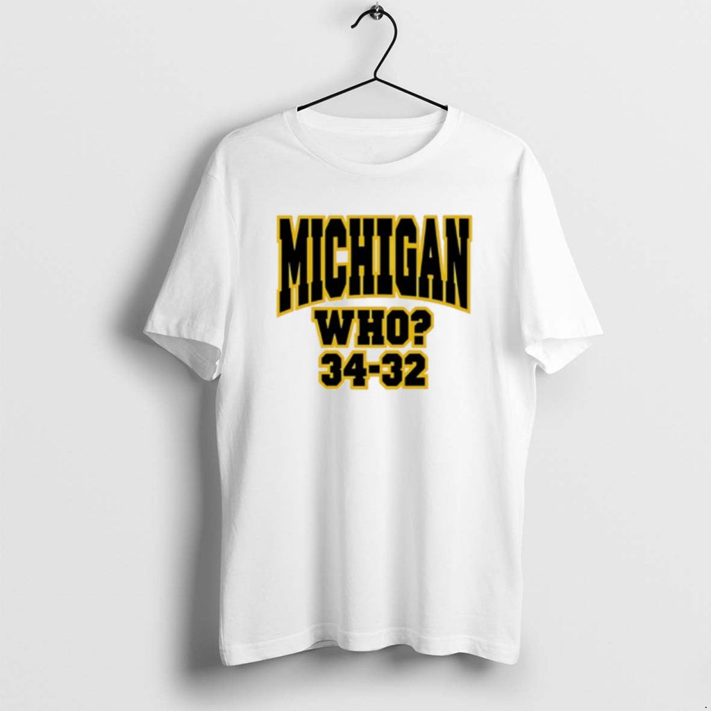 Official Hannah Montoya Michigan Who 34 32 - Adult & Kids T-Shirts, Sweatshirts & Hoodies apparel design preview 1