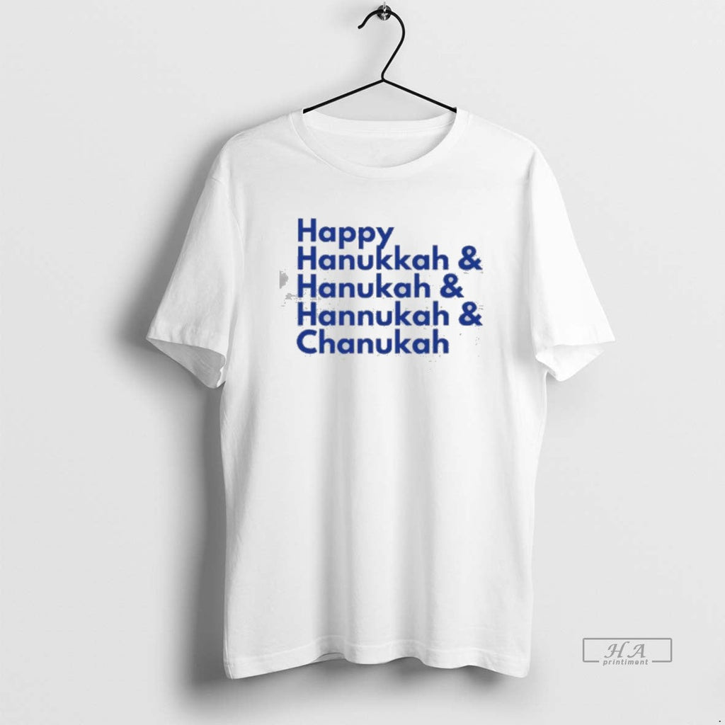 Official Happy Hanukkah Or Hanukah Hannukah Chanukah - Adult & Kids T-Shirts, Sweatshirts & Hoodies apparel design preview 1
