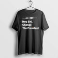 Official Hey Siri Change The President - Adult & Kids T-Shirts, Sweatshirts & Hoodies apparel design preview 1