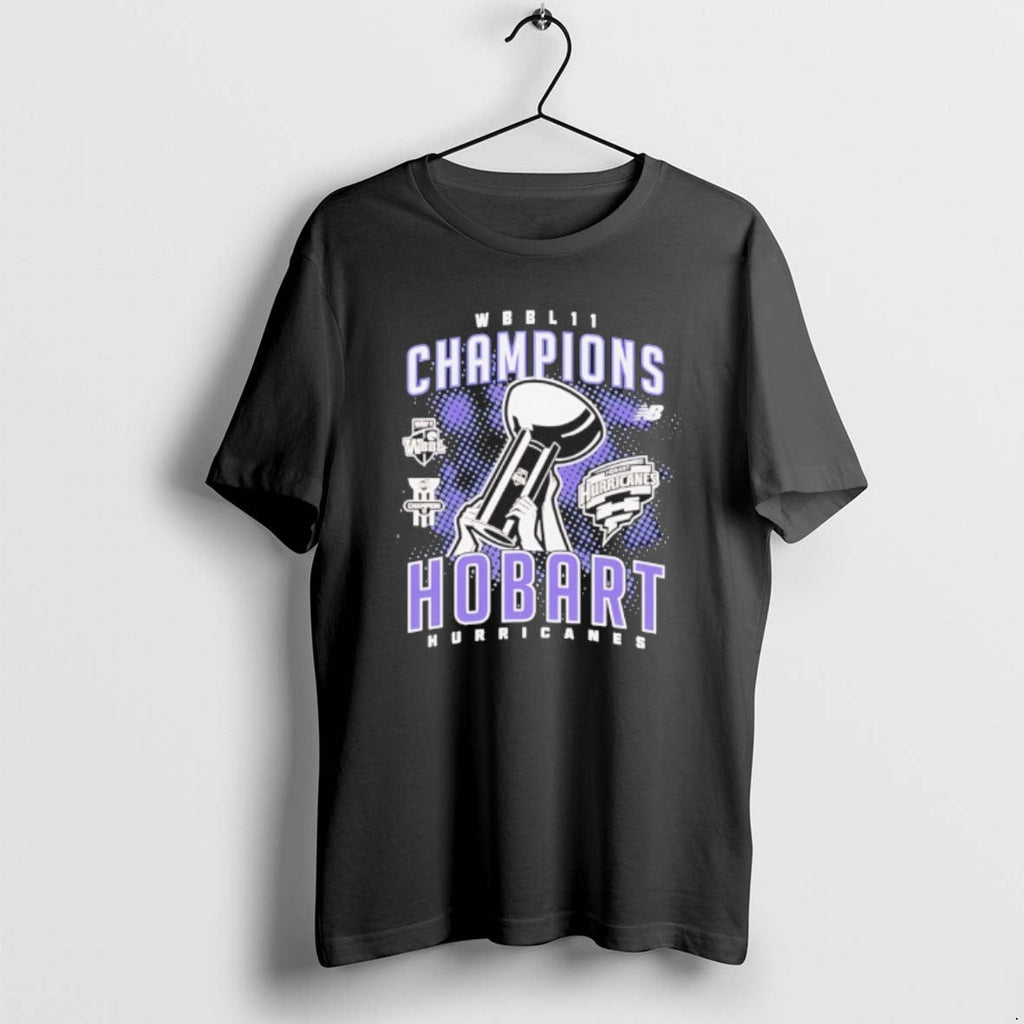 Official Hobart Hurricanes Wbbl 2026 Champions - Adult & Kids T-Shirts, Sweatshirts & Hoodies apparel design preview 1