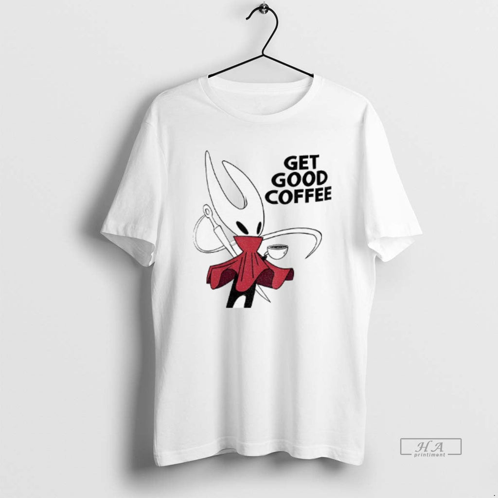 Official Hollow Knight Silksong Hornet Get Good - Adult & Kids T-Shirts, Sweatshirts & Hoodies apparel design preview 1