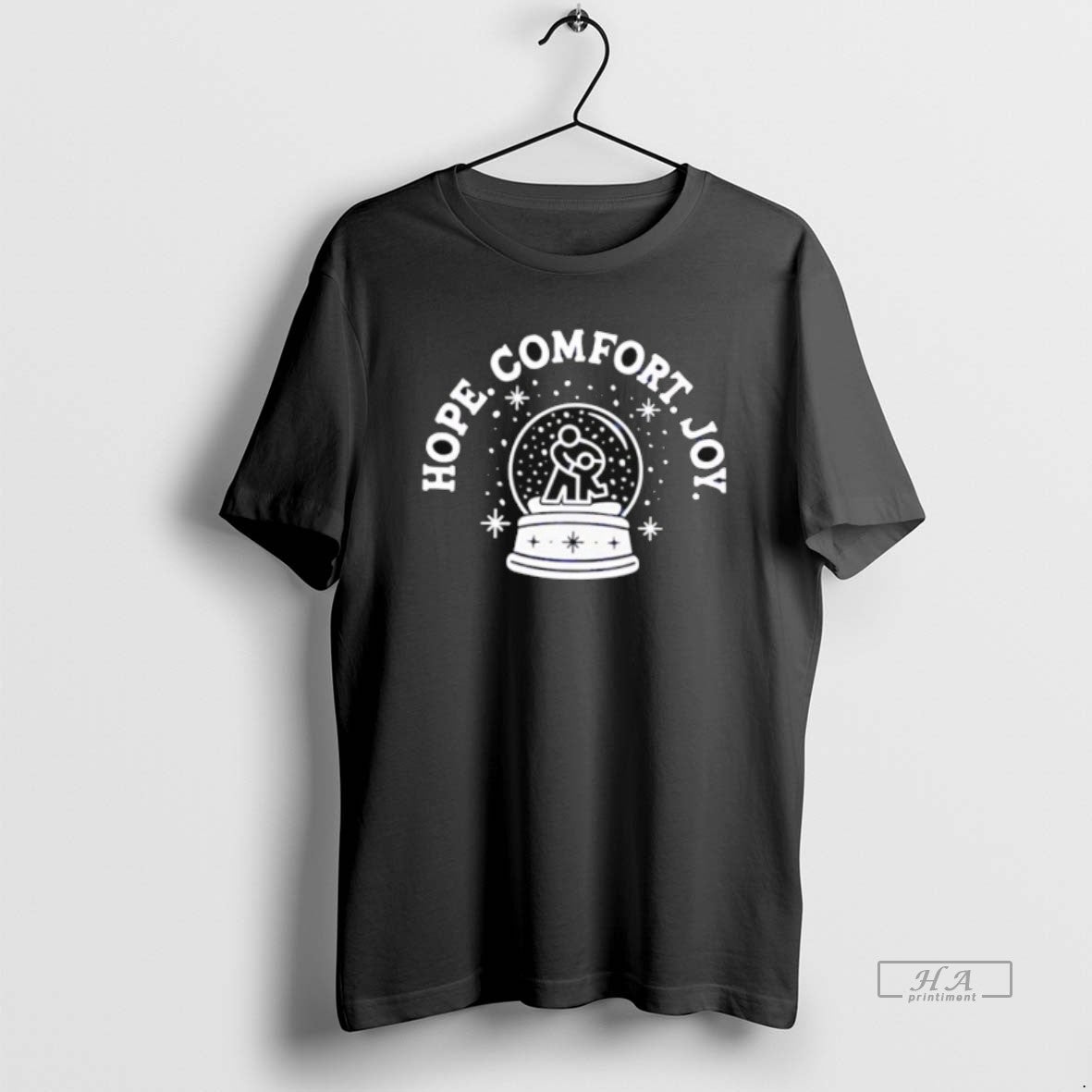 Official Hope Comfort Joy Childrens Mercy Snow Globe - Adult & Kids T-Shirts, Sweatshirts & Hoodies apparel design preview 1