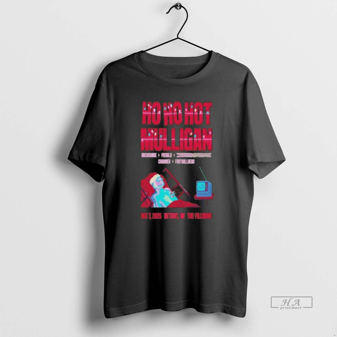 Official Hot Mulligan Dec 7 2025 The Fillmore Detroit - Adult & Kids T-Shirts, Sweatshirts & Hoodies apparel design preview 1