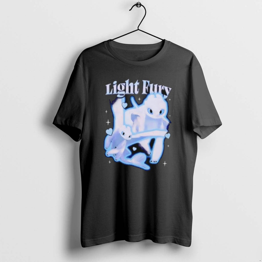 Official How To Train Your Dragon Light Fury Vintage - Adult & Kids T-Shirts, Sweatshirts & Hoodies apparel design preview 1