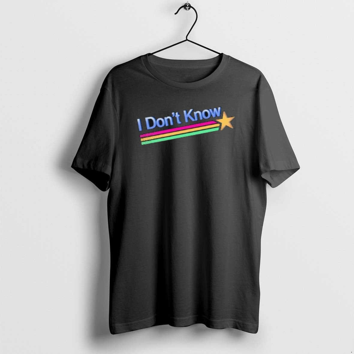 Official I Dont Know Rainbow Star Inspired By The - Adult & Kids T-Shirts, Sweatshirts & Hoodies apparel design preview 1